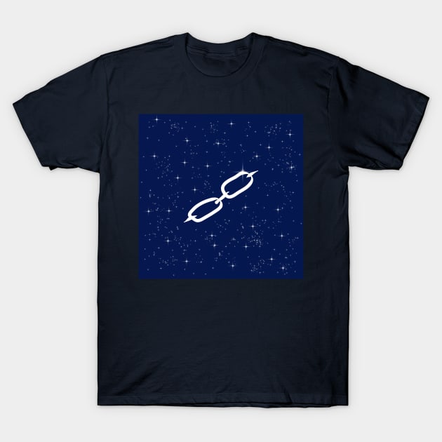 Chain, link, connection, team, technology, light, universe, cosmos, galaxy, shine, concept T-Shirt by grafinya